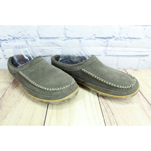 LL Bean Mountain Slippers Scuffs Ash Gray Size 9 M - Picture 5 of 9